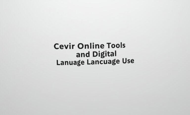 Ceıvır: Online Tools and Digital Language Use